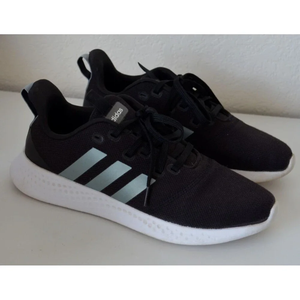 Adidas CloudFoam Comfort Womens Size US 9.5 Black Lace Up HWI 28Y001